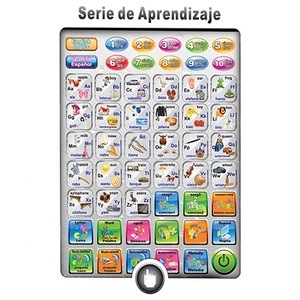 Englisch und Spanisch pädagogische Tablet Kinder lernen Computer Spielzeug Kinder lernen Lesemaschine - Product Image 3