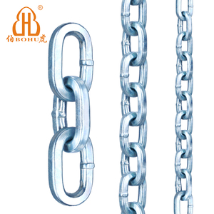 Bohu Link Chain โซ่ G80สี่เหลี่ยม8มม. ทำจากสังกะสีชุบโลหะผสมเหล็กเชื่อมโครงสร้างแบบลากเพื่อความสะดวกในการใช้งาน - Product Image 4