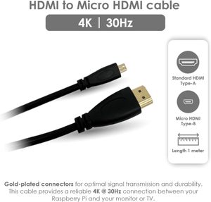 Raspberry Pi 5 8GB Starter Kit | 64GB SD + alimentatore + custodia con ventola | 4K Micro + cavo 1m | + dissipatore di calore in alluminio - Product Image 6