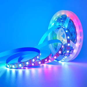 12 В WS2815 возобновление точки останова индивидуально Адресуемая RGB Светодиодная лента Dmx пиксель программируемый волшебный цифровой умный 5050 RGB светодиодный свет - Product Image 1