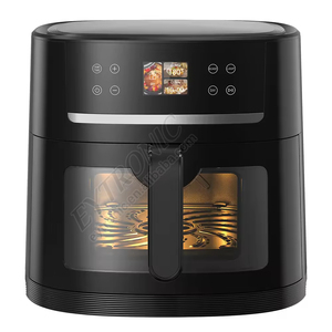 AI 8L سعة كبيرة مقلاة هوائية ذكية فرن خالية من الزيت مقالي هواء رقمية مع نافذة مرئية - Product Image 2