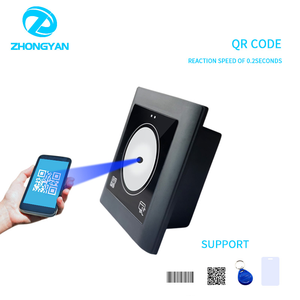 Lector de escaneo QR integrado RFID 13,56 Mhz Soporte Mifare1k NFC USB Wiegand26/34 RS232 2D Lector de código QR para exteriores Control de acceso - Product Image 3