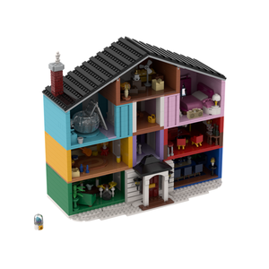Fun build Beliebte Liebhaber Haus Modular Street View MOC-132468 Liebhaber Haus Taylor Konzert Ziegel Bausteine Spielzeug Weihnachts geschenk - Product Image 2