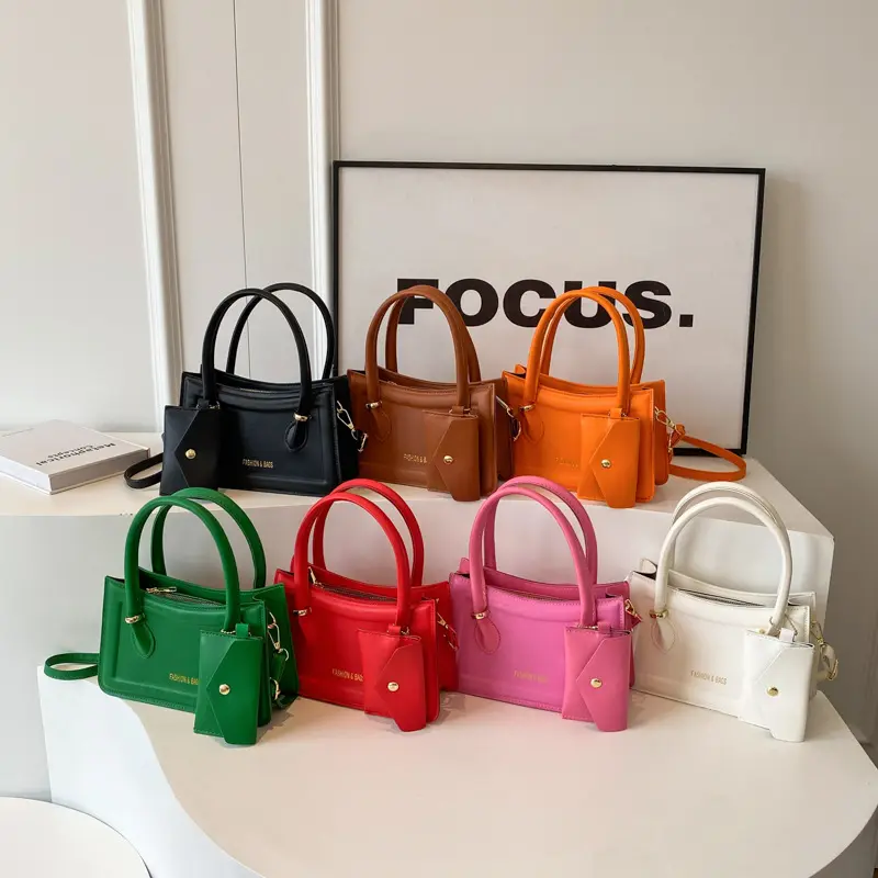 패션 여성 디자이너 2 PC 세트 숄더 크로스 바디 백 여성용 럭셔리 지갑과 핸드백