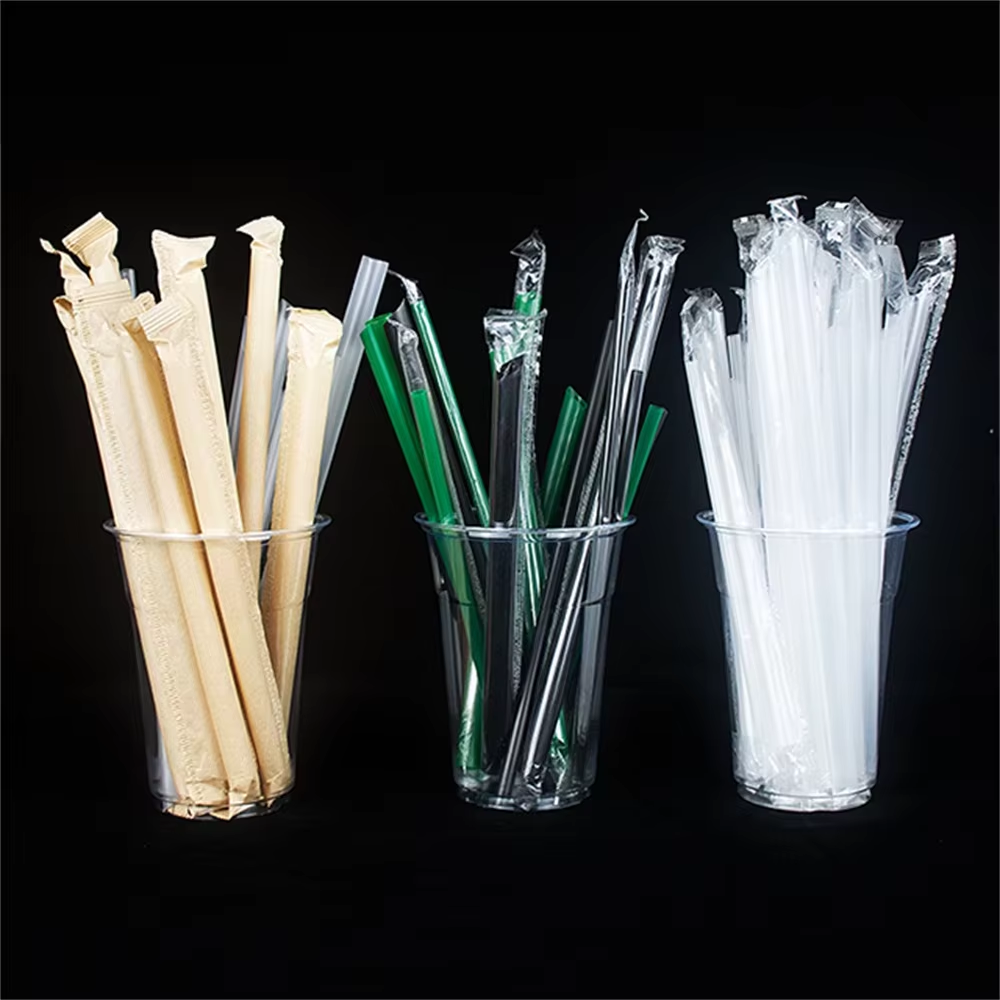 Paille transparente