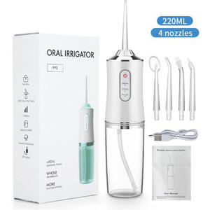4 In 1 High Pressure Cordless <strong>Oral</strong> <strong>Irrigator</strong> USB Rechargeable Portable <strong>Oral</strong> <strong>Irrigator</strong> Waterproof Electric Water Flosser - Product Image 1
