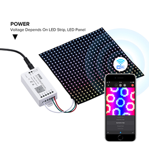 Controller Pixel a matrice Led WiFi digitale programmabile professionale Ws2812b Strip Sp801e - Product Image 3