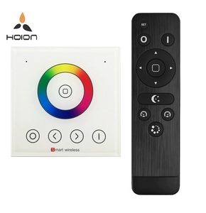Atenuador de panel de pared LED RGB PWM tipo 86 certificado CE europeo con control remoto RF - Product Image 1