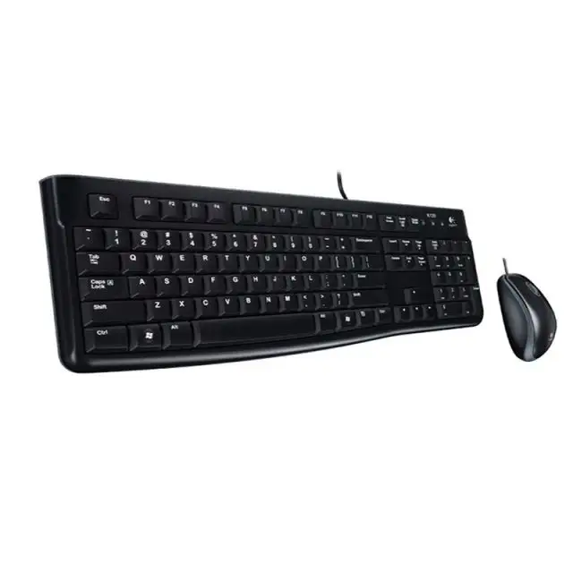 (Logitech) MK120 कीबोर्ड और माउस सेट 2.4G वायरलेस कार्यालय मल्टीमीडिया कीबोर्ड और माउस सेट