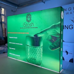 8英尺10英尺背光跳跃式贸易展览显示器背光发光二极管灯，用于弹出式显示器 - Product Image 1