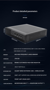 Nuevo Mini Pc de escritorio Pc Core I3 Thin Client I3-7100u Wifi Bt4.2 4G Gps Sim Slot Mini Pc de escritorio con placa base Mini Itx - Product Image 6