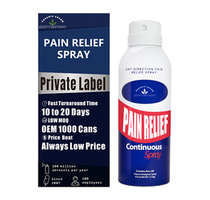 Semprotan pereda nyeri OEM - Dukungan sendi & otot, cepat dengan mentol alami - Product Image 1