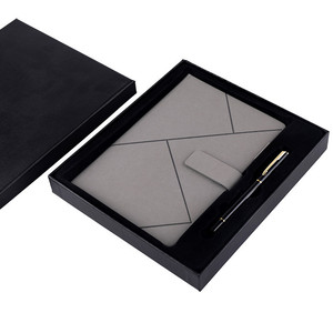 Cuaderno de negocios A5 versión coreana Simple, Bloc de notas, registro de reuniones de empresa, trabajo, oficina, bloqueo, diario, con logotipo impreso - Product Image 6