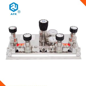 Edelstahl WL300 halbautomatisches Schaltgerät Säuberung Funktion Membranventil drei R11-Druckregler Sauerstoff - Product Image 4