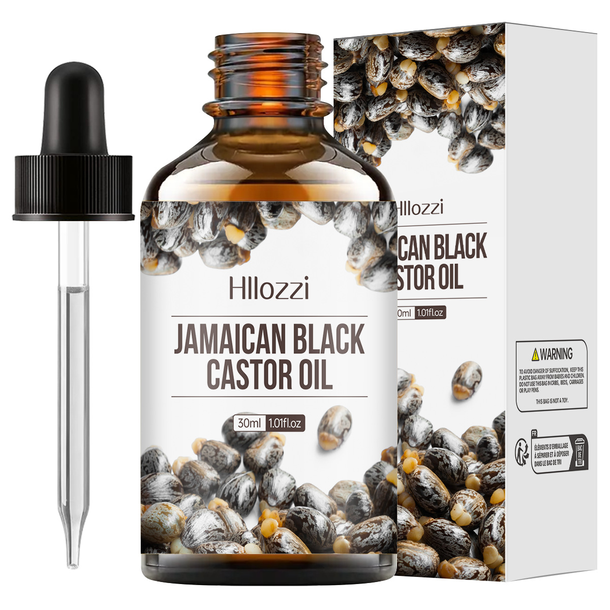 Huile de ricin noir de Jamaïque
