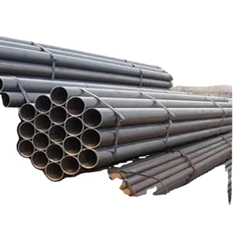Proveedores de tubos de acero API 5L ASTM A106 A53 Q195 Q215 Q235B Sch40 Sch80 Tubo de acero al carbono laminado en caliente Ms CS Tubo de tubería sin costura