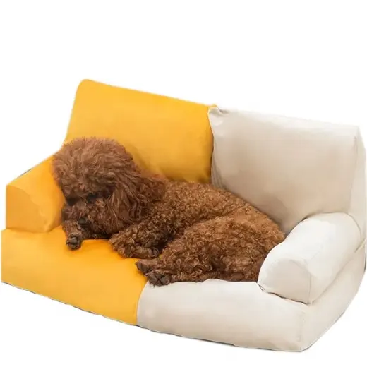 Meita Home eco friendly sofa luxury dog cat pets bed cushion pet sofa beds Comfortable open sleeping with high backrest