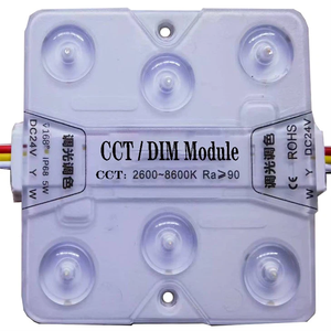 โมดูลไฟ LED แบบหรี่แสงได้ IP68ไฟ LED เปลี่ยนสี DC24V บล็อกเชนสำหรับฟิล์มนิ่ม6ดวง - Product Image 2