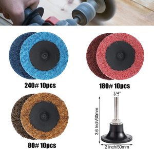2 Inch Quick Change <strong>Discs</strong> 30Pcs Sanding <strong>Discs</strong> 1Pcs 1/4'' Holder Surface Conditioning <strong>Discs</strong> - Product Image 4