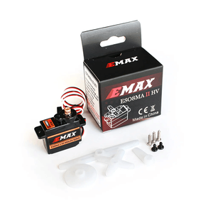 EMAX ES08MA II HV Mini All-Purpose High Voltage Metal Gear Analog Servo for <strong>RC</strong> FPV Racing Long <strong>Range</strong> Drone <strong>Plane</strong> Fixed-wing DIY