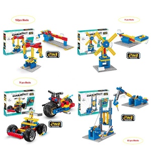 Hot Selling STEM <strong>Science</strong> and Education Particle <strong>Building</strong> <strong>Blocks</strong> Machinery DIY Assembly Engineering <strong>Building</strong> Bricks Toys for Kids - Product Image 4