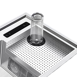 Sıcak satış el yapımı ultrasonik akıllı tek kase lavabo LED dijital ekran anti-çizik çok fonksiyonlu fincan conta iki içerir - Product Image 4