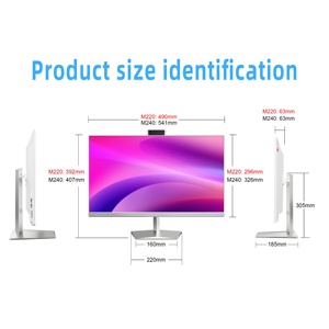 工場デスクトップコンピュータオールインワン23.8 "1920*1080 FHDコアI3 I5 I7デスクトップ第9世代コンピュータオールインワンPCモノブロック - Product Image 5