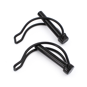 Professional Production Factory Safety Wire Lock Pin 1/4 5/16 or Custom Wire Lock Pin <strong>Black</strong> Oxide - Product Image 1