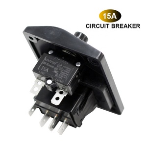 3 <strong>Way</strong> Waterproof 12V Built-in 15A Circuit Breaker Float Switch Auto-OFF-Manual Bilge Pump Switch Panel for RV Car Boat Marine - Product Image 5
