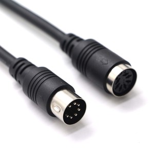 Factory OEM/ODM 7 Pin Din <strong>Midi</strong> Female to Male M/M F/F <strong>Controller</strong> Interface Audio Cable With Assembled Magnetic Loop Ferrite - Product Image 5
