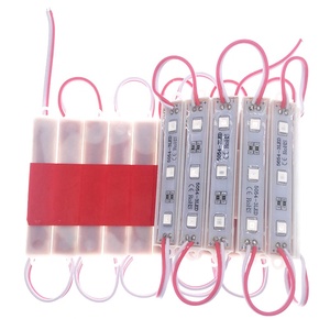 12V modülü led 5054 7211 kırmızı ışık 0.75w 3 led su geçirmez ip65 5054 led modülleri - Product Image 5