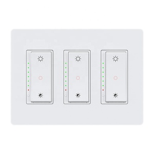Smart Home 2.4GHz 3 vie Smart Dimmer WiFi interruttore telecomando dimmer interruttore a pulsante interruttori a pulsante - Product Image 4