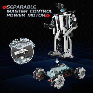 586pcsrcおもちゃビルディングブロックセットデュアルコントロールstemToy Robots Programロボットスイッチ携帯電話コントロールアプリ男の子用おもちゃ - Product Image 4