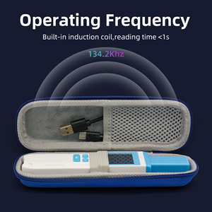 Yüksek çözünürlüklü kedi köpek Pet RFID sıcaklık tarayıcı FDX-B FDX-A 134.2kHz ABS frekans erişim kontrol kartı okuyucular - Product Image 5