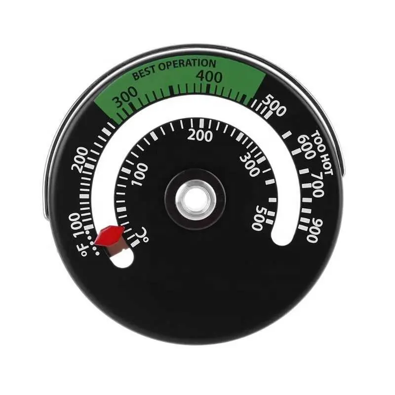 Termómetro magnético para chimenea, Monitor de temperatura para horno