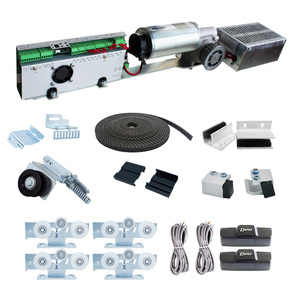 D20/ES200 Similar 200KG Commercial Entrance <strong>System</strong> Automatic Sensor Glass Sliding Door With Brushed Motor
