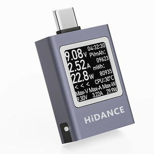 13 in 1 DC 4.5-50V 0-12A มัลติฟังก์ชั่นจอแสดงผลดิจิตอลแรงดันไฟฟ้ากระแสตรงแอมมิเตอร์วัดพลังงานชนิด C เครื่องทดสอบ PD3.1ในการชาร์จโทรศัพท์มือถือ - Product Image 1