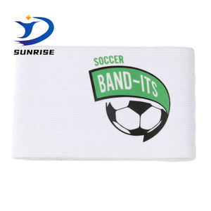 Cinta de cierre ajustable con logotipo personalizado, logotipo personalizado impreso, brazalete de capitán de fútbol - Product Image 4