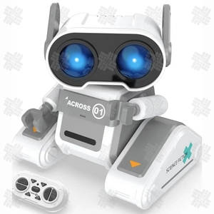 KW 2.4G RC akıllı Robot 360 ° rotasyon otomatik gösteri işıkları ve sesler ile dublör Robot - Product Image 5