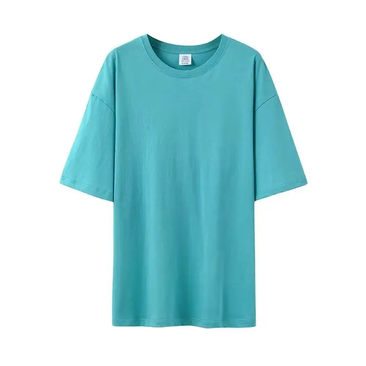 T-shirt personalizzata OEM/ODM stampa logo oversize Plus Size T-shirt da uomo in cotone 100% pesante