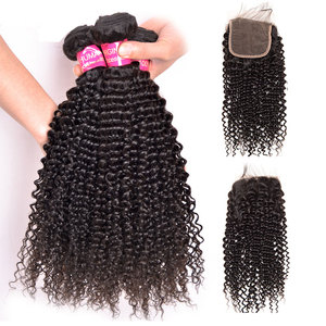 Foxen Wholesale Raw Burmese Curly Hair Bundles Cuticle Aligned Human Hair Extensions安いキンキーカーリーヘアバンドル、クロージャー付き