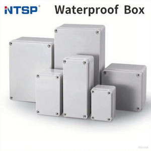 Liên-span IP67 hộp chống thấm nước ABS bao vây nhựa đen Hộp nối Ag hộp đen với nắp trong suốt - Product Image 2