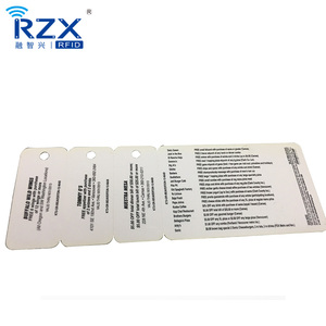 定制条形码印刷尺寸2部分卡高品质聚氯乙烯卡 - Product Image 4