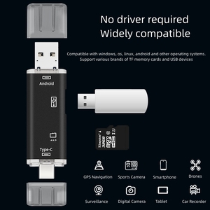 Multi-funzione del telefono cellulare lettore di schede OTG convertitore di telefonia Mobile MICRO a USB3.0 lettore di schede - Product Image 2