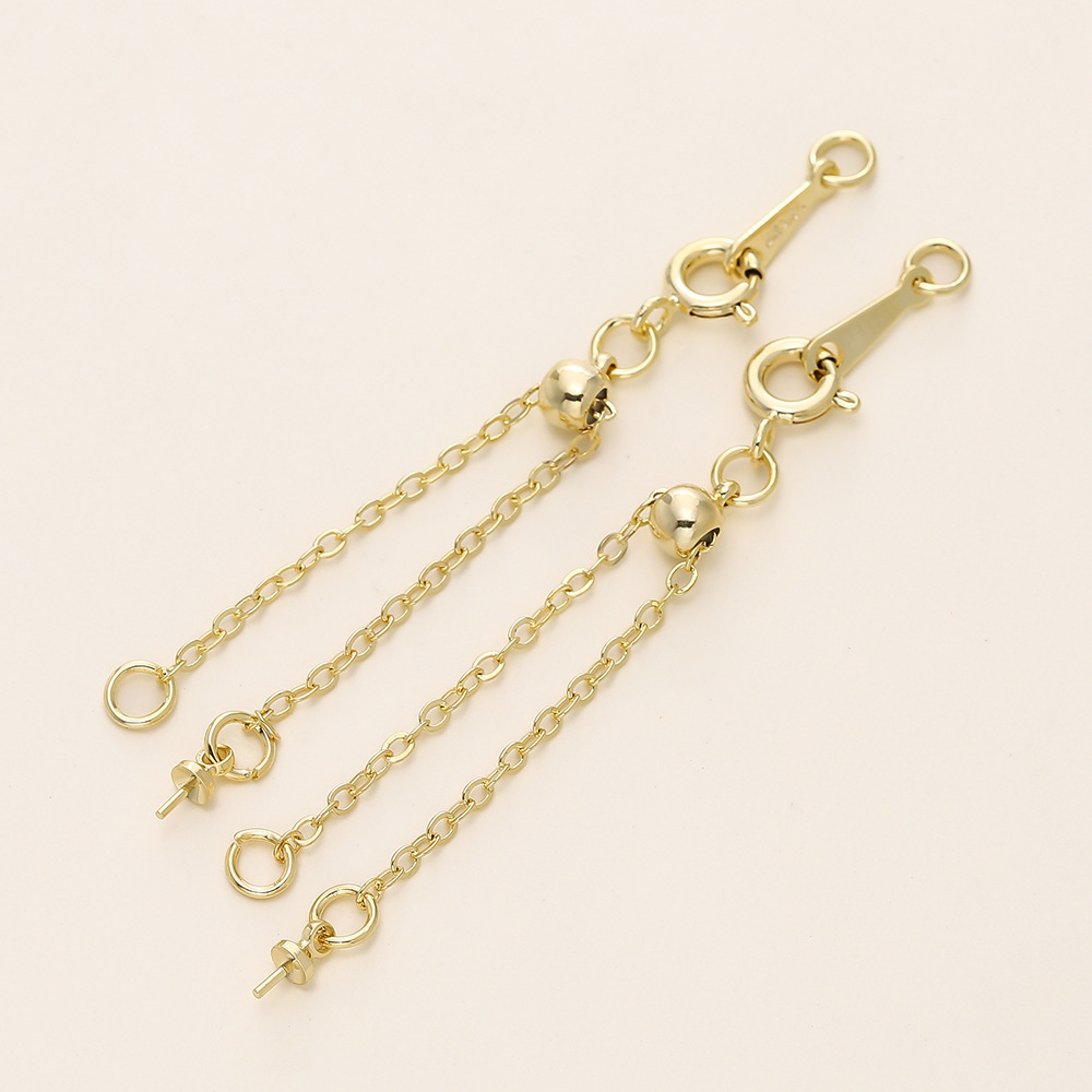 14k colorfast adjustable extension chain
