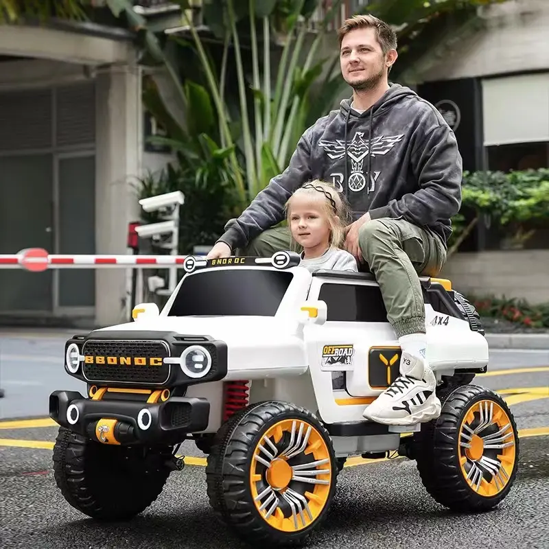 2022 quente bateria da roda crianças brinquedos carros, elétrico 12v10ah passeio no carro para 10 anos de idade enorme com alta capacidade de carga