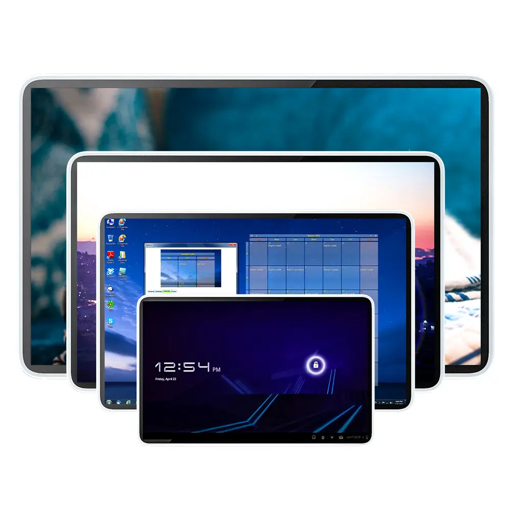 Wall mounted digital advertising display player poster