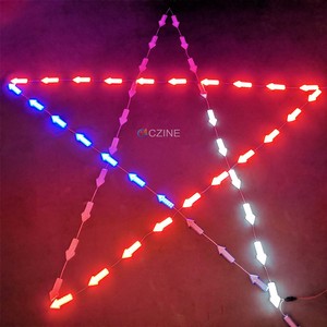 โมดูลจอแสดงผล Led ในร่ม Ip65แอดเดรส Ws2811แสง12V Led Pixel Module Arrow Festival Decrection - Product Image 1