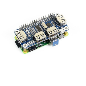 Wavesare USB-UART convertitore 4 porte USB mozzo cappello per lampone Pi 2B/3B/3B +/Zero/Zero W compatibile con USB2.0/1.1 - Product Image 1
