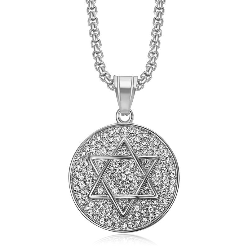Steel-colored single pendant